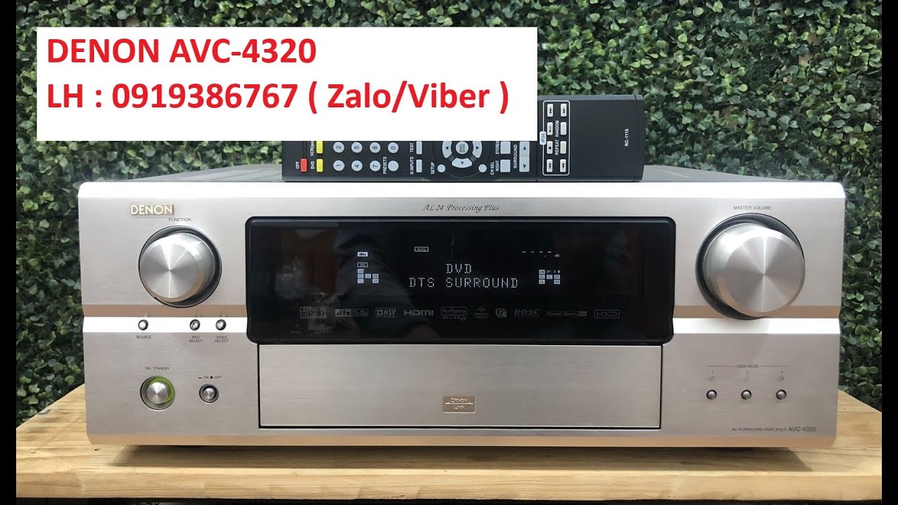 ĐÃ BÁN ) DENON AVC-4320, 7.1 DTS. Giá : - YouTube