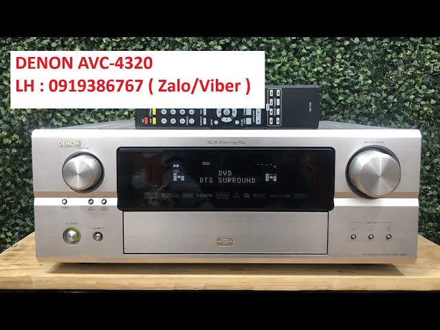 ĐÃ BÁN ) DENON AVC-4320, 7.1 DTS. Giá : - YouTube