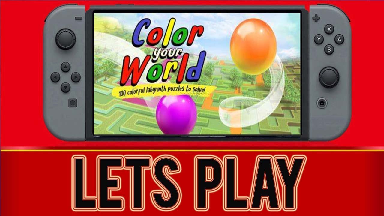 Color Your World Nintendo Switch Gameplay - YouTube