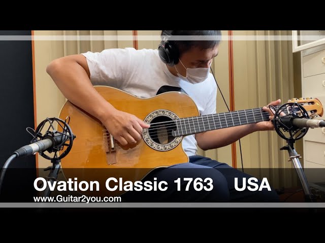 Ovation Classic 1763 USA - YouTube
