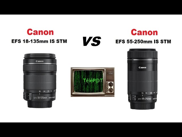 TéléPaT Multimédia : Canon EF-S 55-250mm IS STM VS 18-135mm IS STM