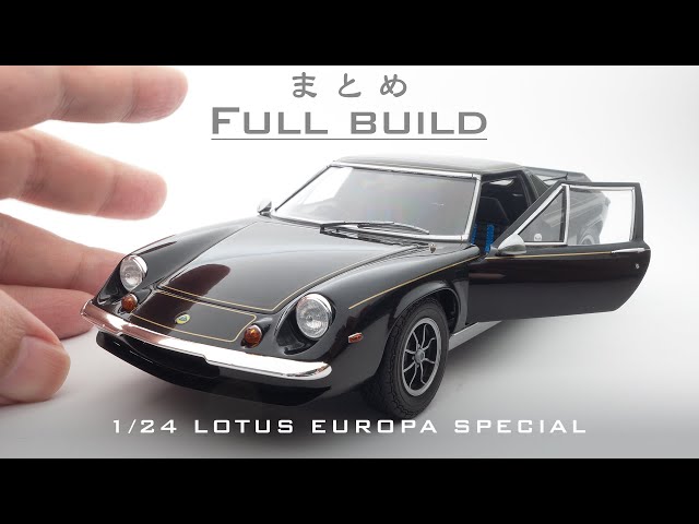 Building the TAMIYA 1/24 Lotus Europa Special Plastic Model - YouTube