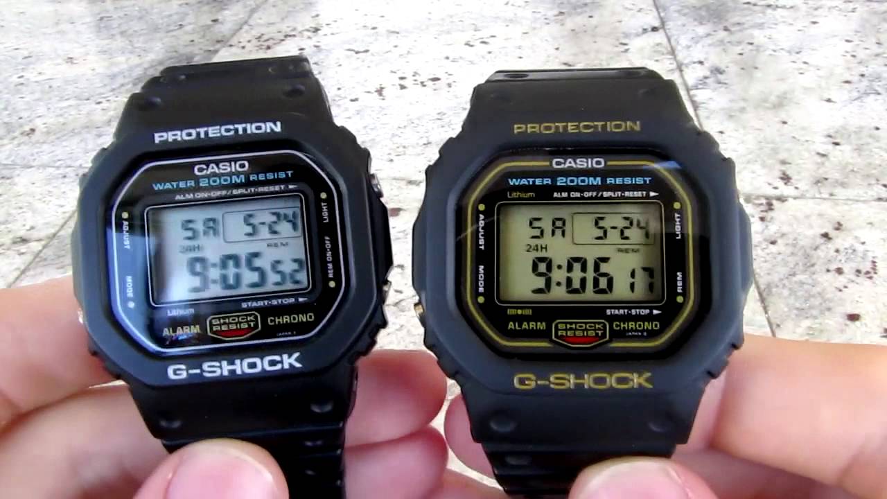 Casio G-shock DW-5600c-9cv review - YouTube