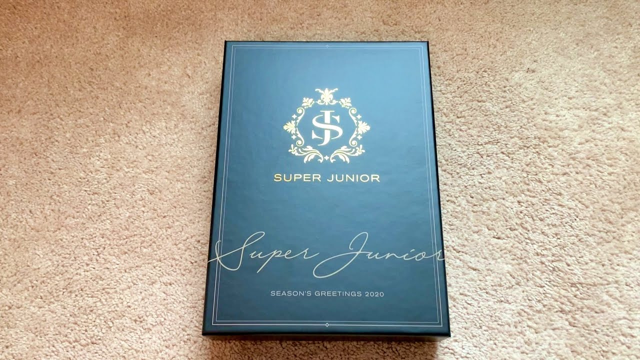 Unboxing Super Junior 슈퍼주니어 2018 Seasons Greetings (Does it