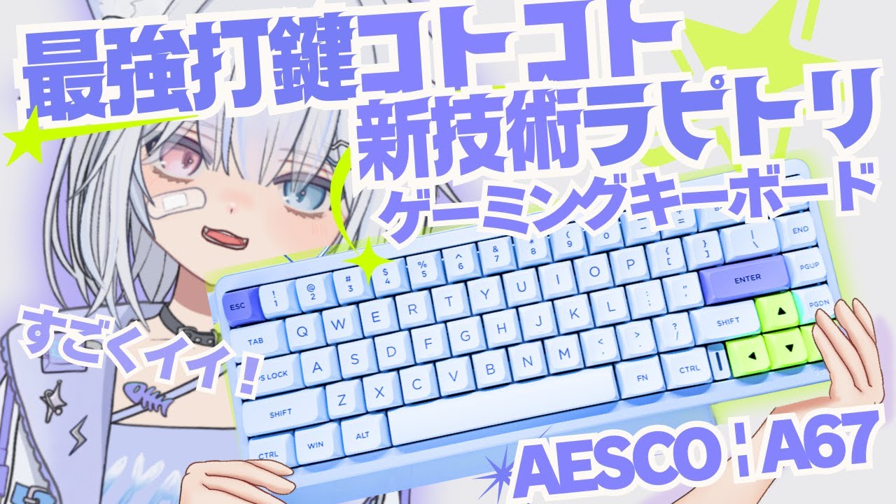 打鍵音革命】コトコトが気持ちよすぎる！最新ゲーミングキーボード