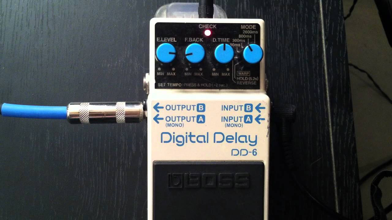 Boss DD-6 Digital Delay | Reverb Demo Video - YouTube