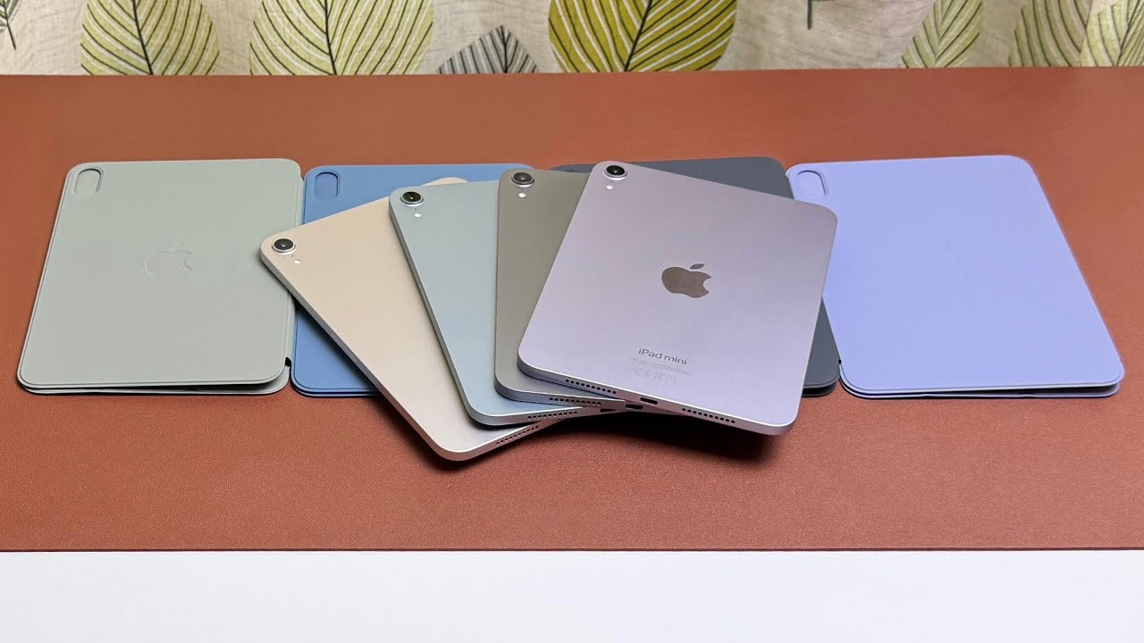 Apple Smart Folio All Colors with All iPad Mini (A17 Pro) Colors