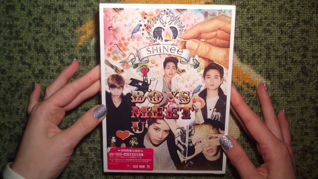 Unboxing SHINee 2nd Japanese Album Boys Meet U [Limited DVD+CD