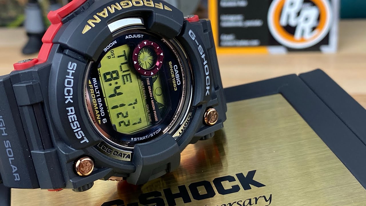 G-Shock Magma Frogman gwf-1035f - YouTube