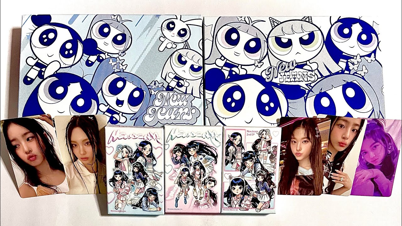 NEWJEANS GET UP 2nd mini album unboxing!!!!!! (Powerpuff girls