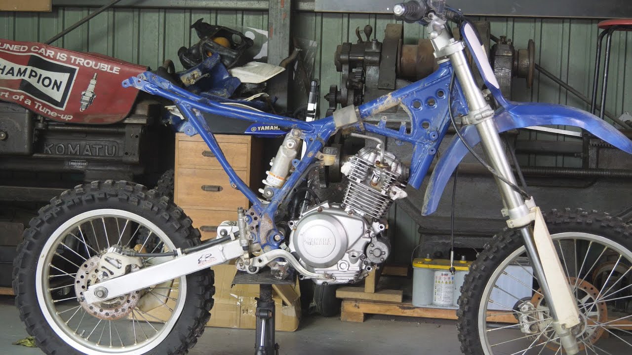 YZ80にTTR125のエンジンを積んで魔改造する。 - YouTube