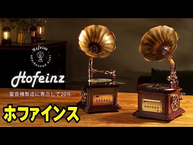 HOFEINZ ミニ蓄音機 VS-1725 可愛いけどド迫力のスピーカー搭載