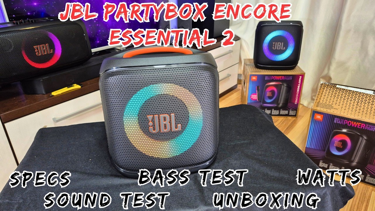The NEW JBL Partybox Encore Essential 2 is AMAZING! - YouTube
