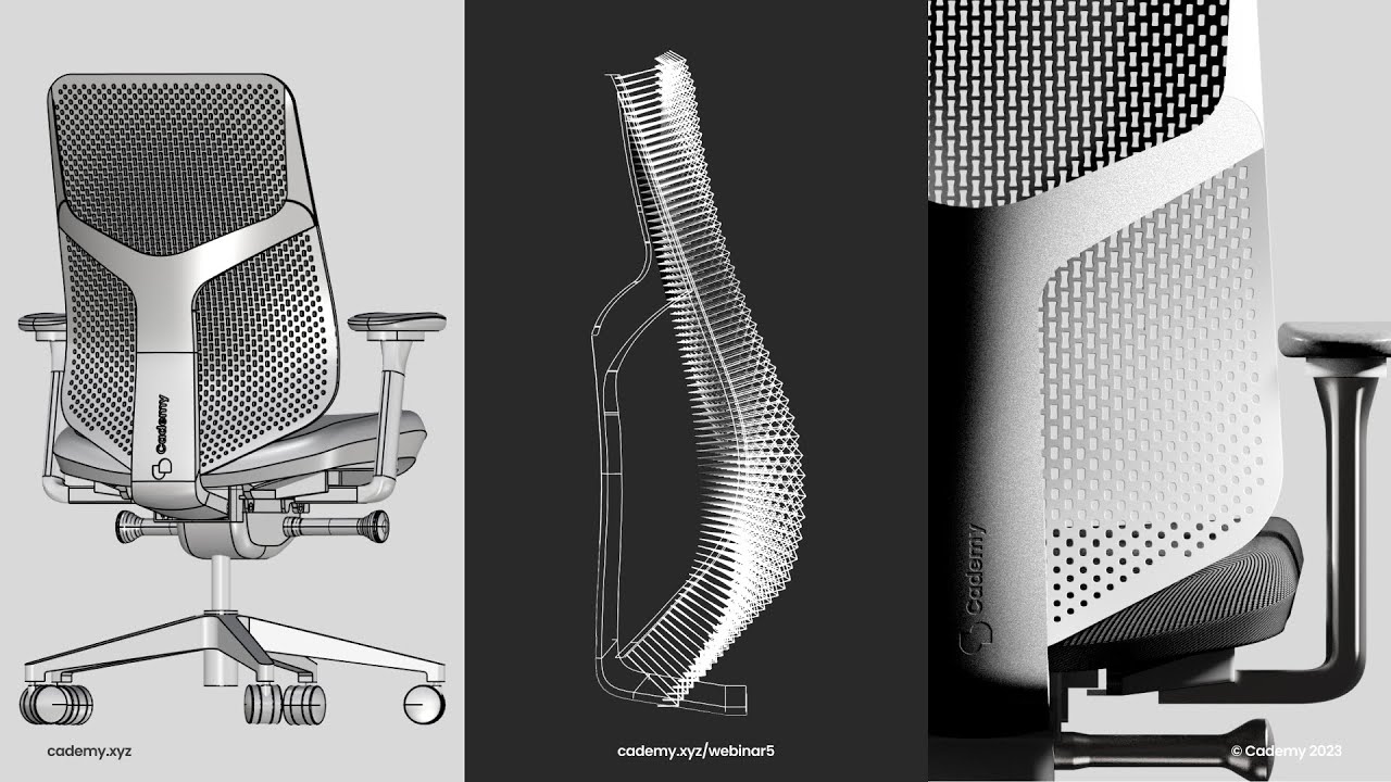 Cademy | Rhinoceros - Grasshopper - Keyshot | Workflow 5