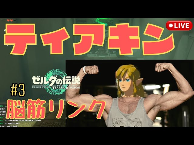 ティアキン】#3 脳筋リンク【ゼルダの伝説 ティアーズオブキングダム