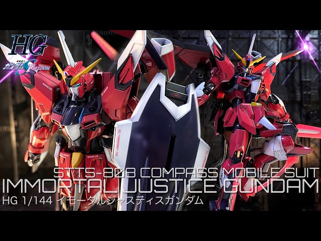 Fully painted Gunpla] Check out my HG Immortal Justice Gundam