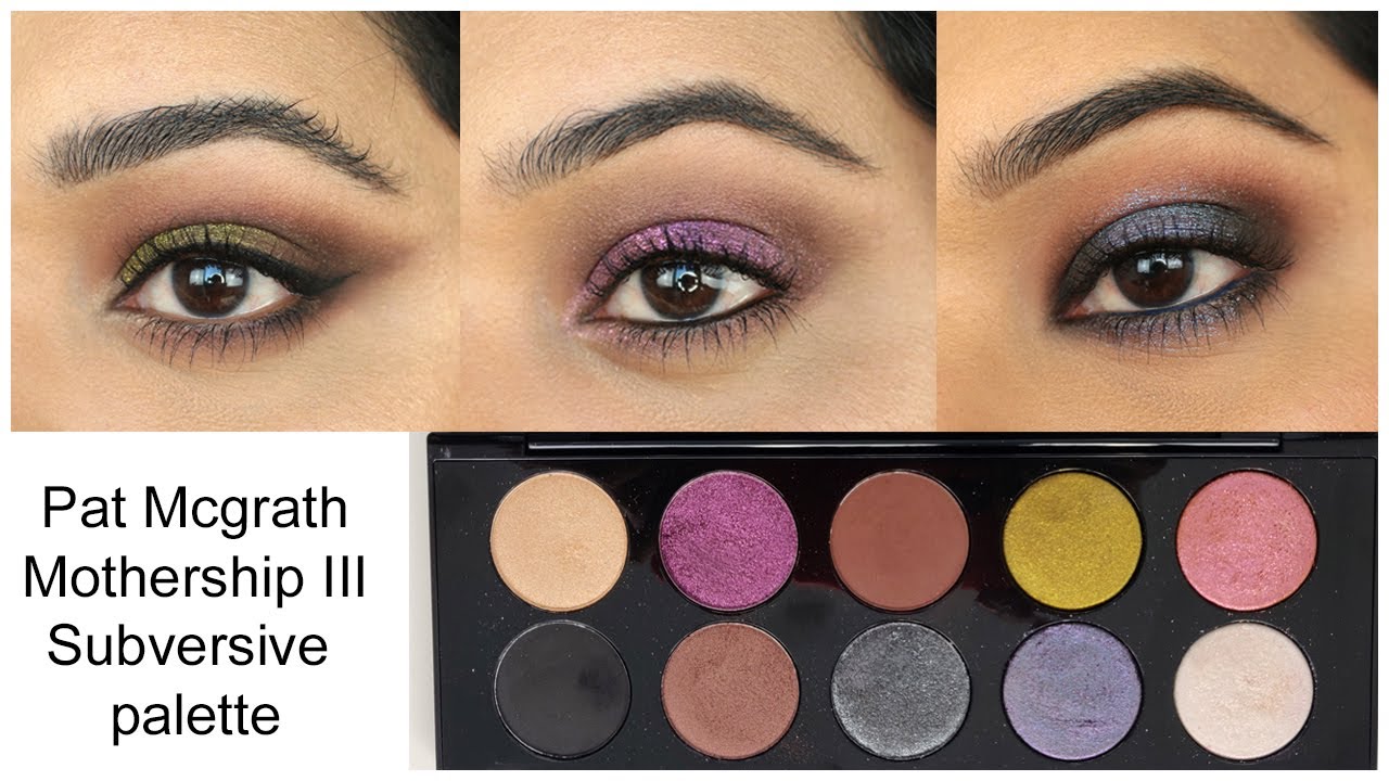 Pat Mcgrath Mothership III Subversive palette | 3 Looks 1 Palette