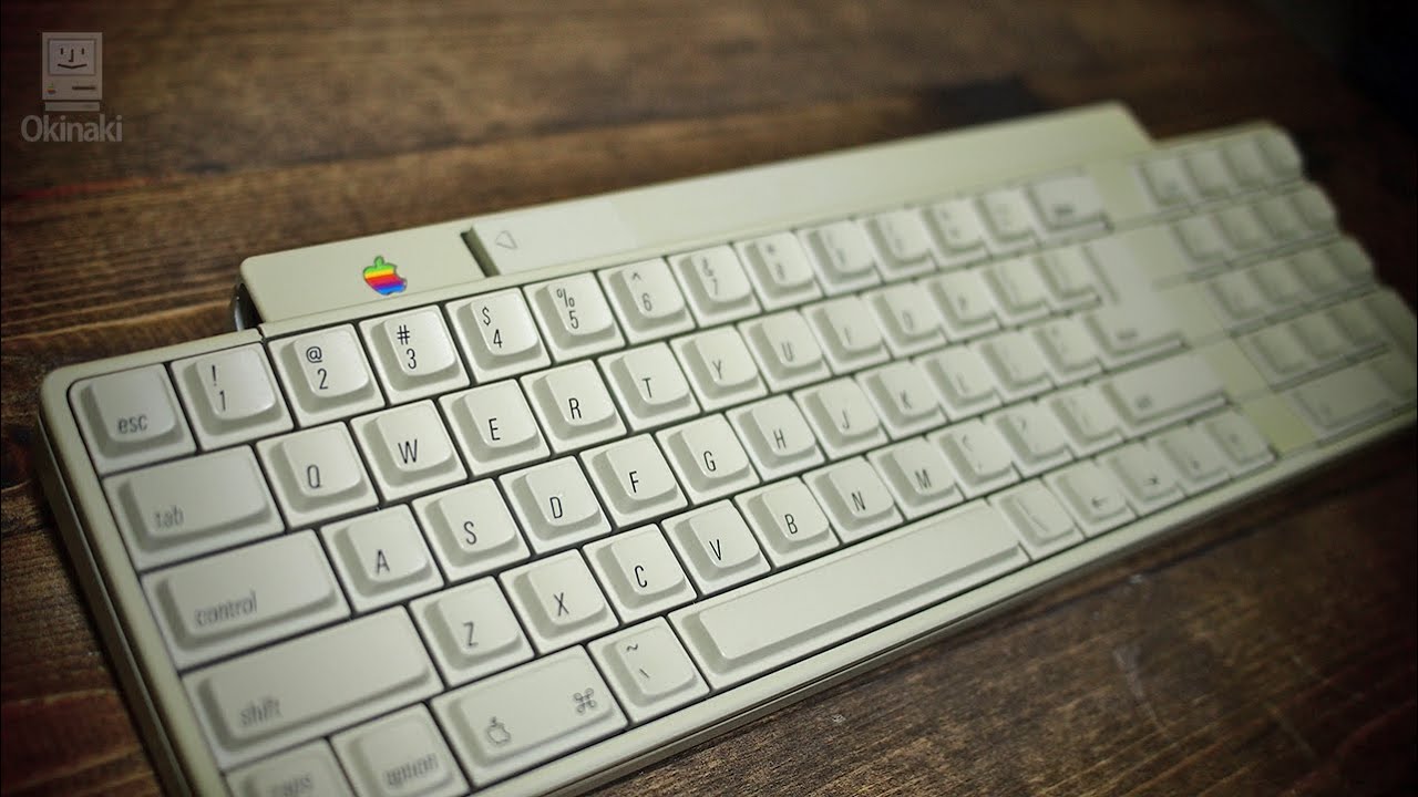 Apple IIGS Keyboard ～ スイッチ不良のII GSキーボードをニコイチで
