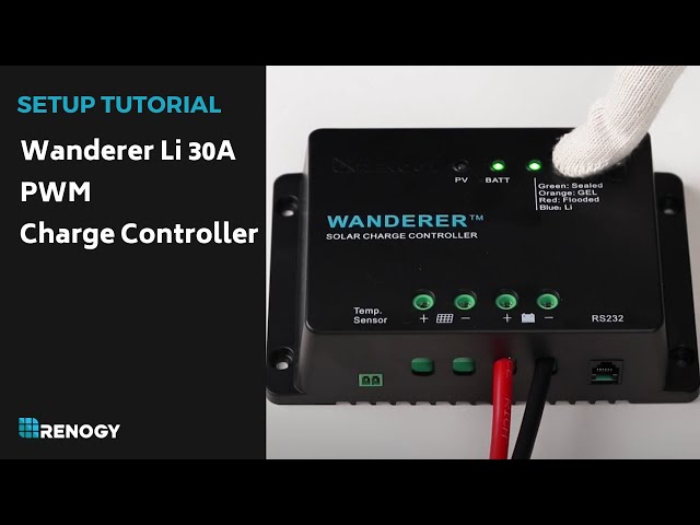 Renogy Wanderer Li 30A PWM Charge Controller - YouTube