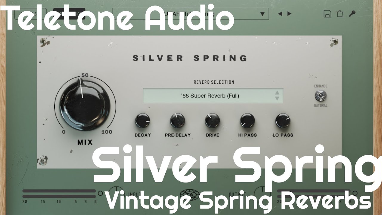 Silver Spring Reverb by Teletone Audio (No Talking) - YouTube