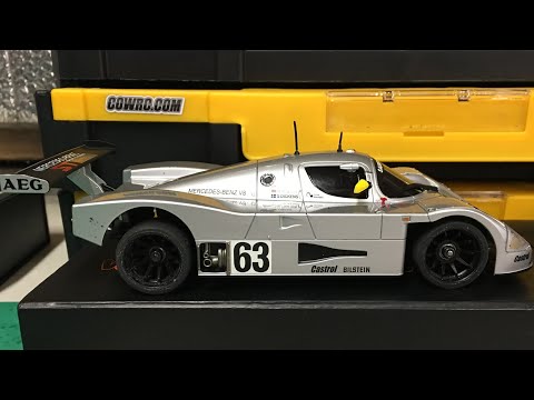 Kyosho Mini z Stock Class - Mercedes Sauber C9 Win - YouTube