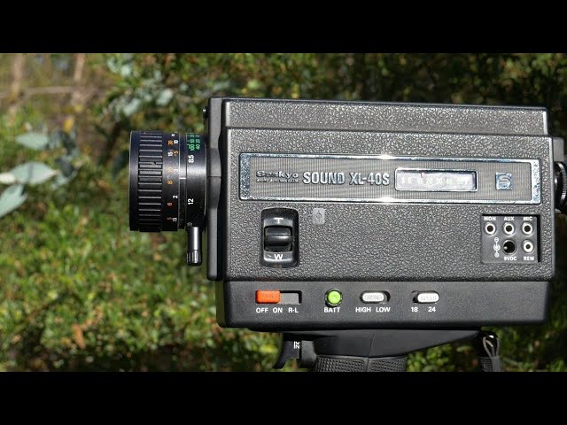 Sankyo XL 40S Super 8 Film Camera - YouTube