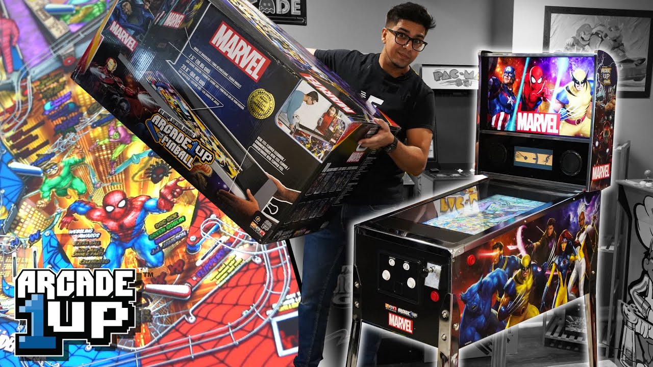 DIGITAL PINBALL!? Arcade1UP Marvel Pinball - ULTIMATE UNBOXING