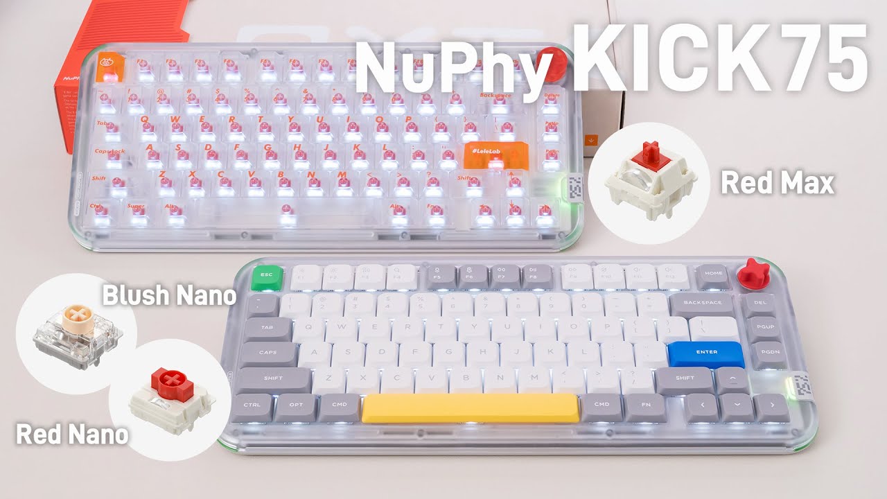 NuPhy Kick75 Review – Switch Between Low & High Profile Freely