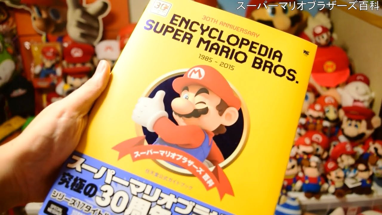 マリオシリーズのすべてが入った本【マリオグッズ図鑑01】 - YouTube
