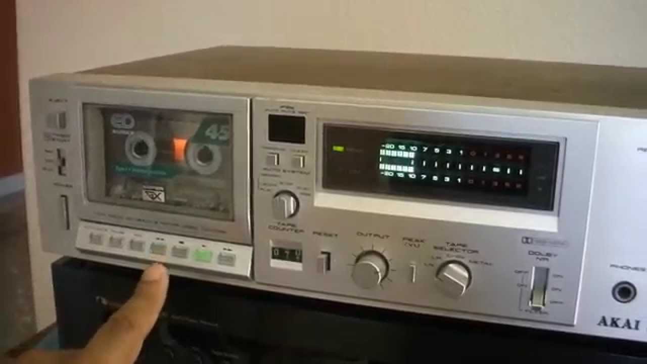 Akai GX-F35 Cassette Tape Recorder ______(sn-60820 07575) - YouTube