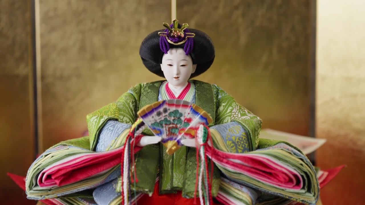 D-33 2886 5HR-K60-Z 人形の久月 雛人形 二世光匠作 親王飾り 赫き毛氈