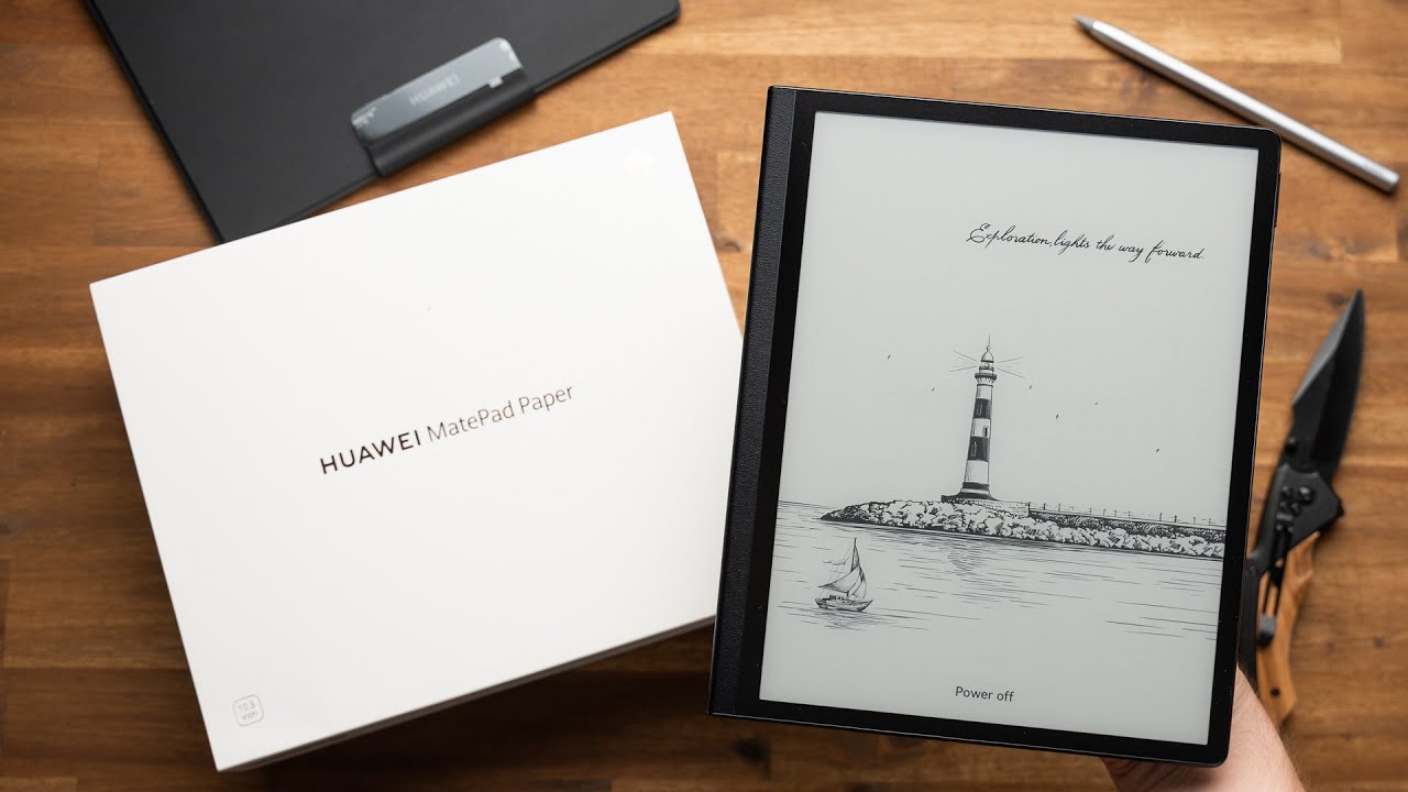 Huawei MatePad Paper Unboxing & First Impression - YouTube