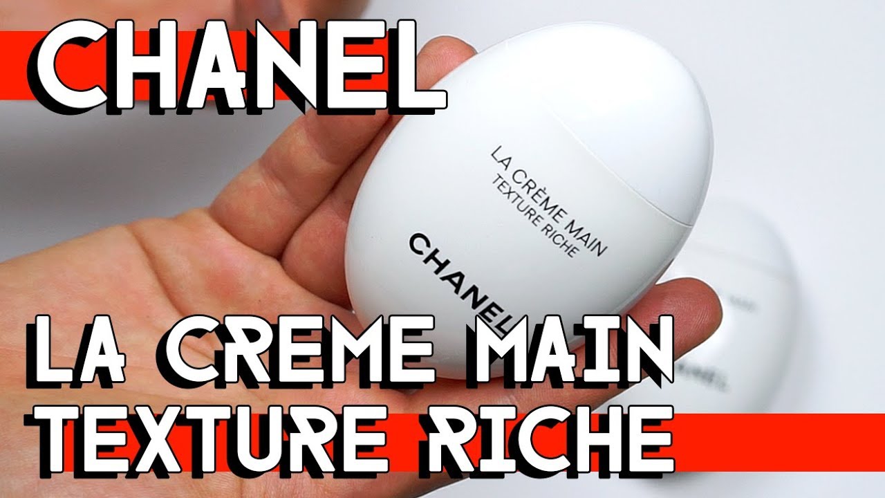 CHANEL LA CREME MAIN TEXTURE RICHE REVIEW - hand cream - YouTube