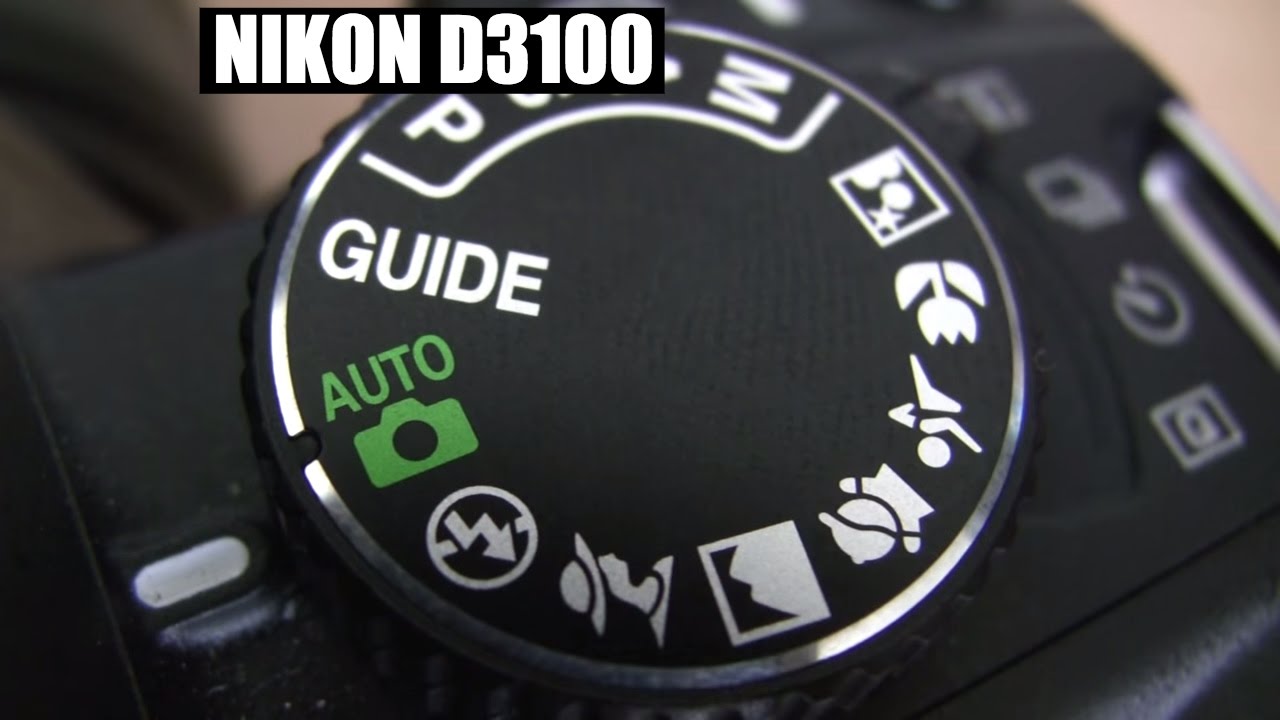 Nikon D3100 DSLR Basic beginner tutorial training Part 1 - YouTube