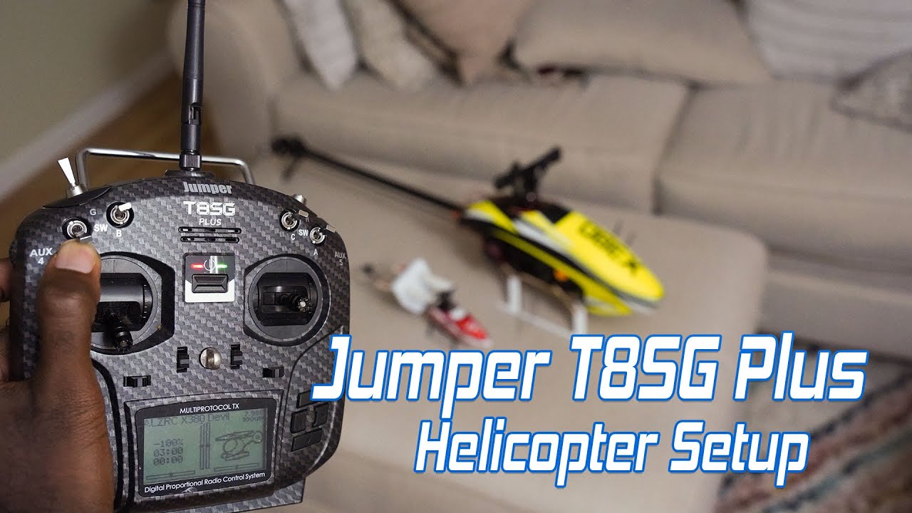 How to Set Up Jumper T8SG Plus for Helicopters - YouTube