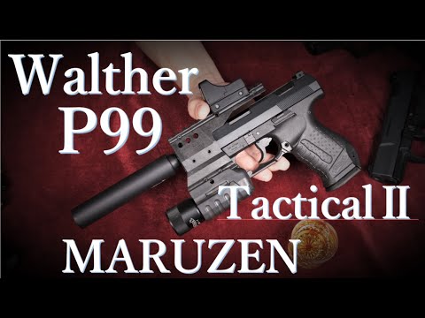 マルゼン P99 タクティカルⅡセット & P99コンパクト & P99 - YouTube