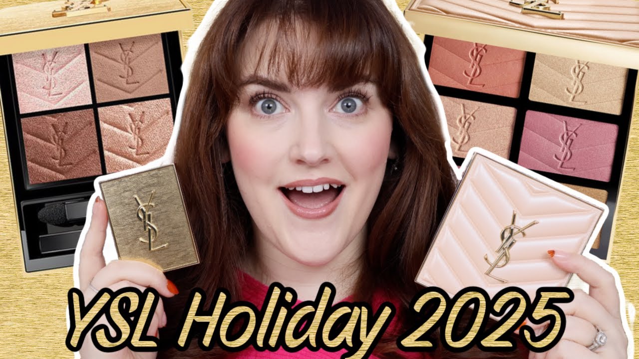 🌟YSL COUTURE FACE PALETTE & YSL MINI COUTURE CLUTCH IN GOLDEN