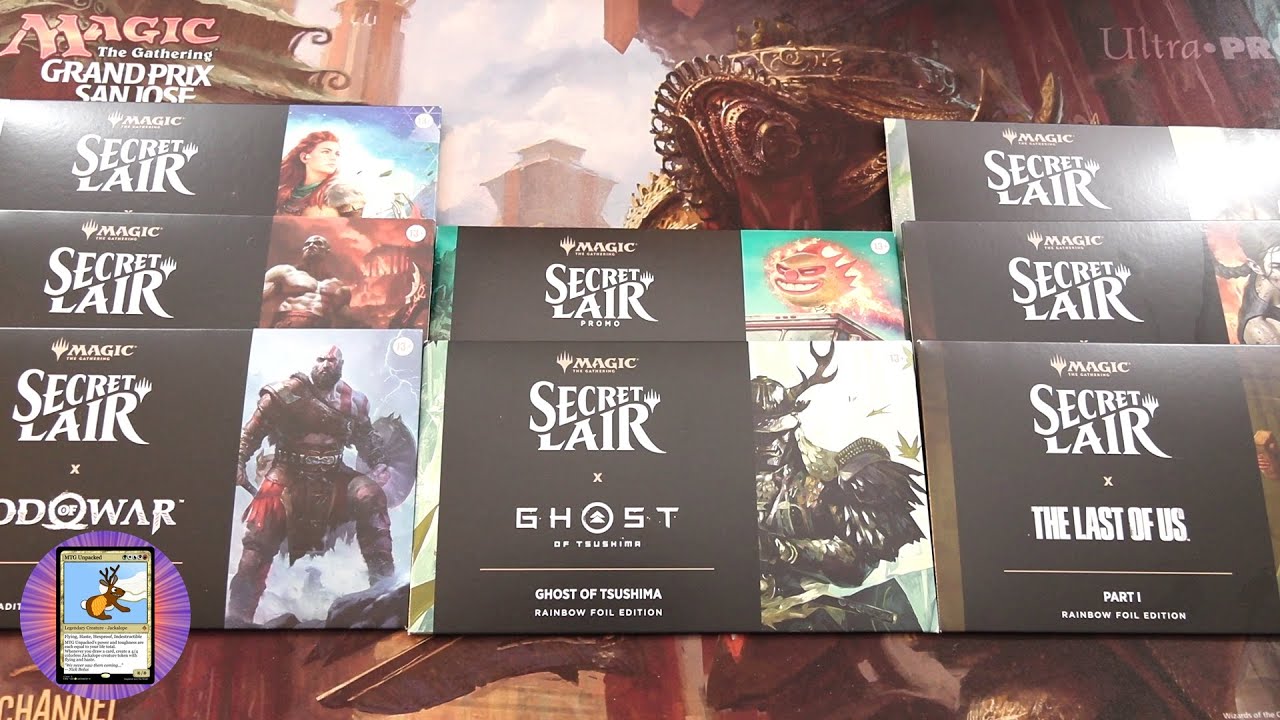 MTG Secret Lair: Playstation Superdrop Foil Unboxing - YouTube
