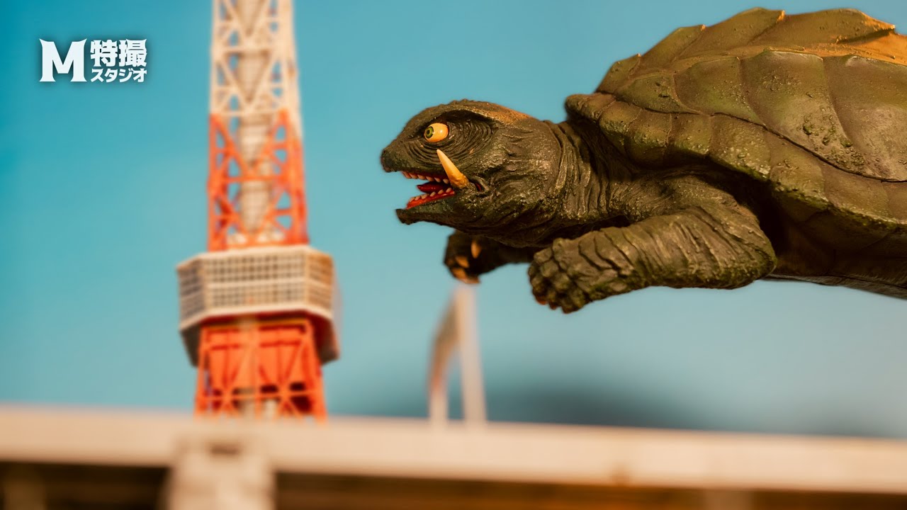 ガメラ 大怪獣空中決戦】1995 完全再現！飛行ガメラの勇姿（M1号