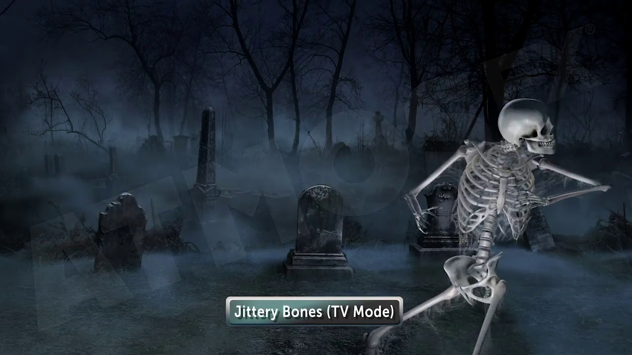 Silly Skeletons - Bone Chillers - AtmosFX Digital Decorations