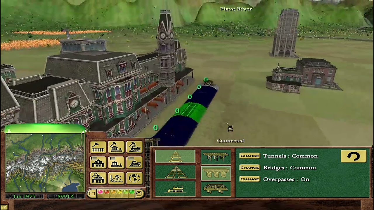 Railroad Tycoon 3: Crossing the Alps CONNECT ALL CITIES - YouTube