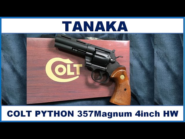 119 Tanaka COLT PYTHON 357 Magnum 4inch HW - YouTube