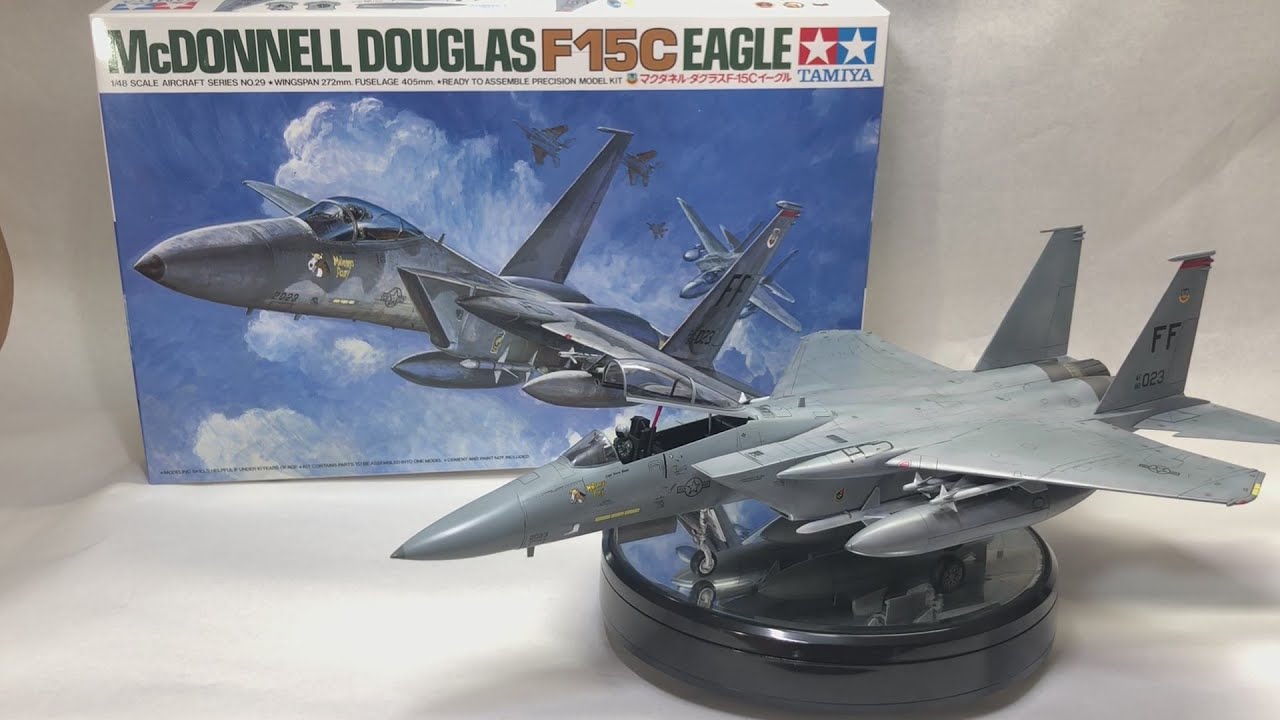 TAMIYA 1/48 F-15C Eagle （Scale Model）Full Build - YouTube