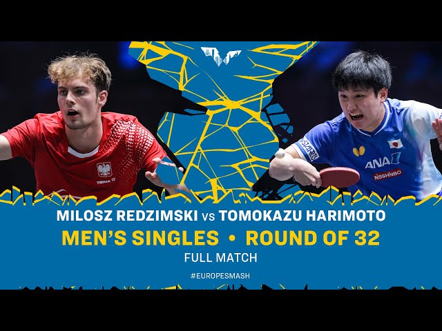 FULL MATCH | Milosz Redzimski vs Tomokazu Harimoto | MS R32