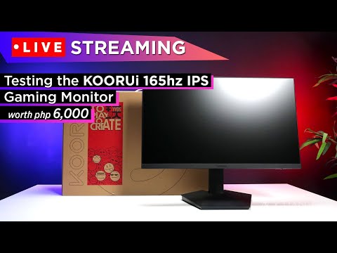 LIVE Streaming: Testing the KOORUI 24E3 165Hz IPS FD Gaming