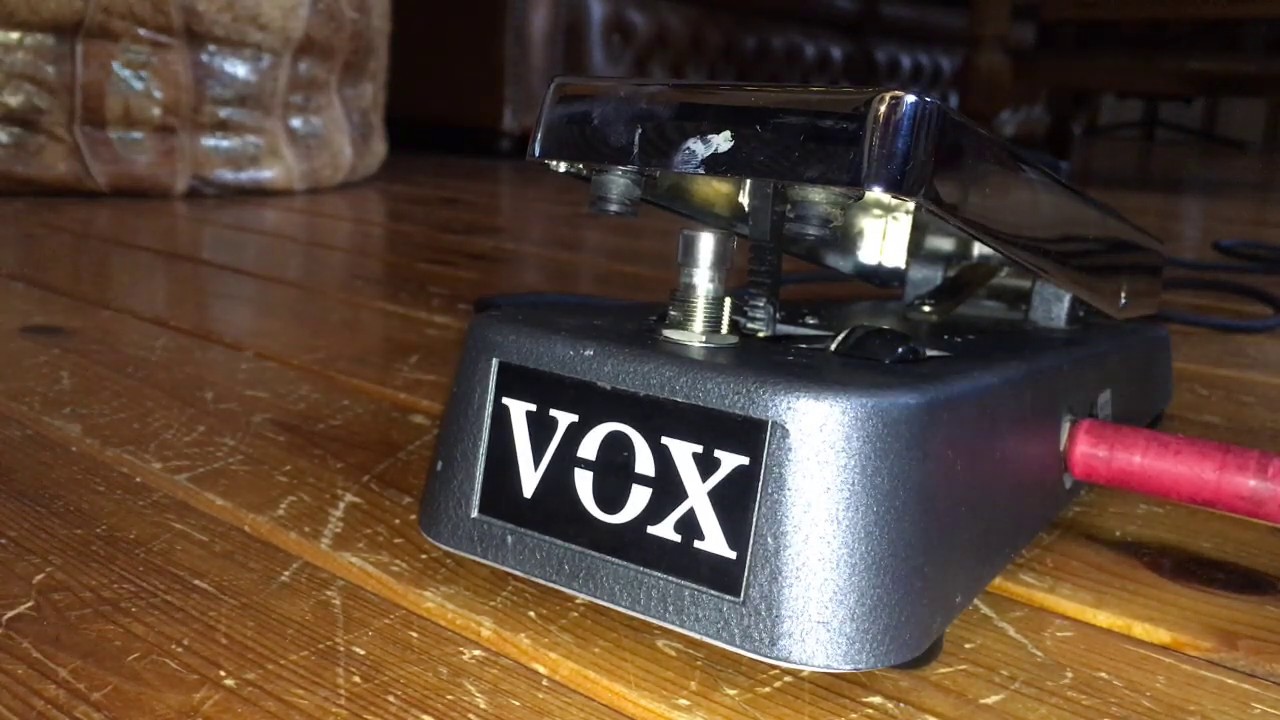 2002 reissue Vox V848 Clyde McCoy Wah pedal quick rough demo - YouTube