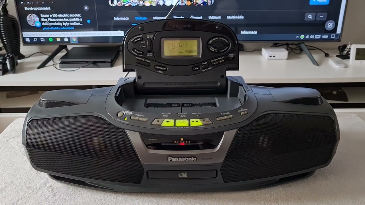 Panasonic RX-ED90 (Bluetooth cassette Adapter) - YouTube