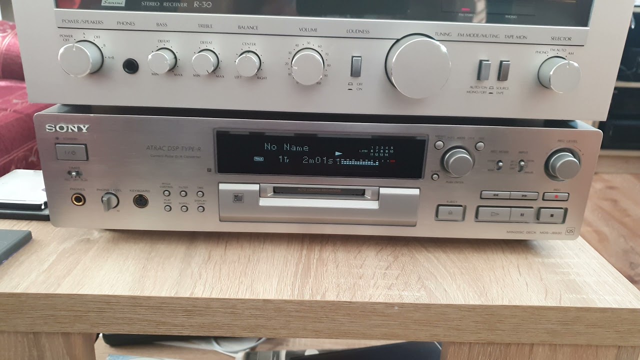 Sony mds-jb930 QS made in Japan 1999 - YouTube