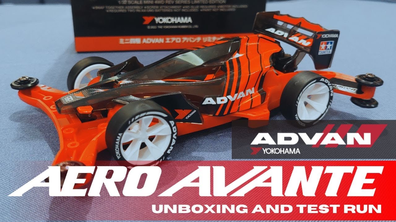Unboxing and Test Run Yokohama ADVAN Aero Avante Limited Edition