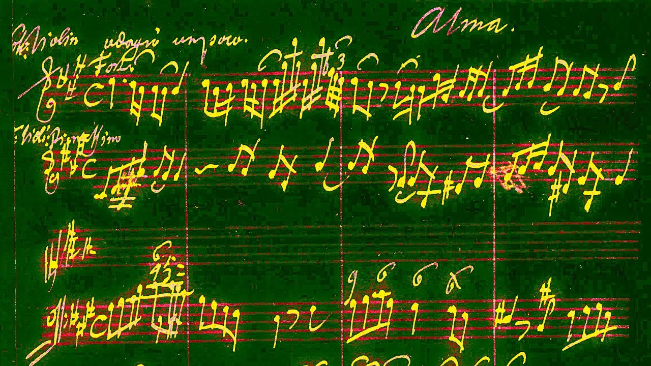 ZELENKA | Alma. | à | Soprano Solo | ZWV 123 in A Major (Autograph